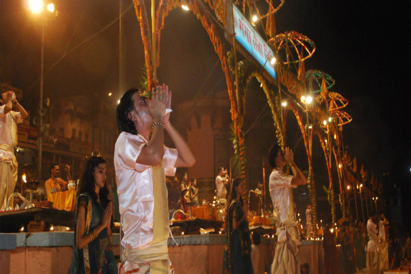 Morning Aarti in Varanasi